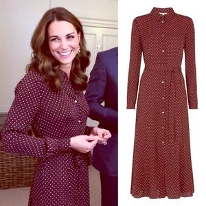 NWT Whistles Margot Shirt Dress Size US 4 UK 8